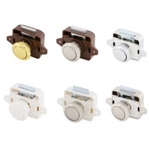 10 PCS Push Button Latch Cabinet Door Catch