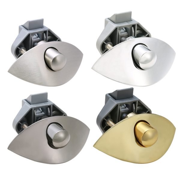 2Psc Keyless Cabinet Lock Zinc Alloy Plastic
