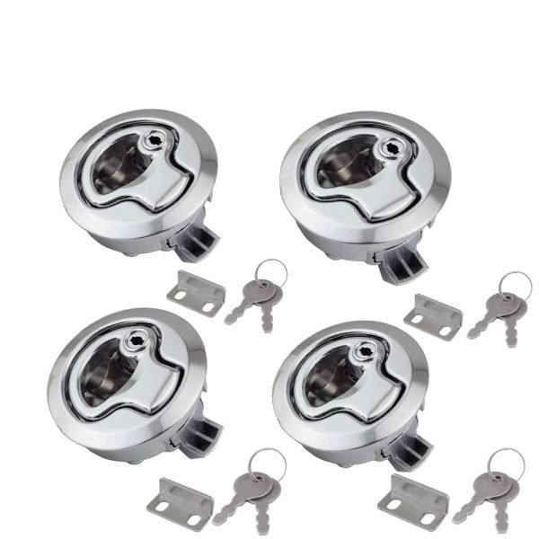 2Pcs/4Pcs Boat Door Latches Handle Keyed Lock - Image 3