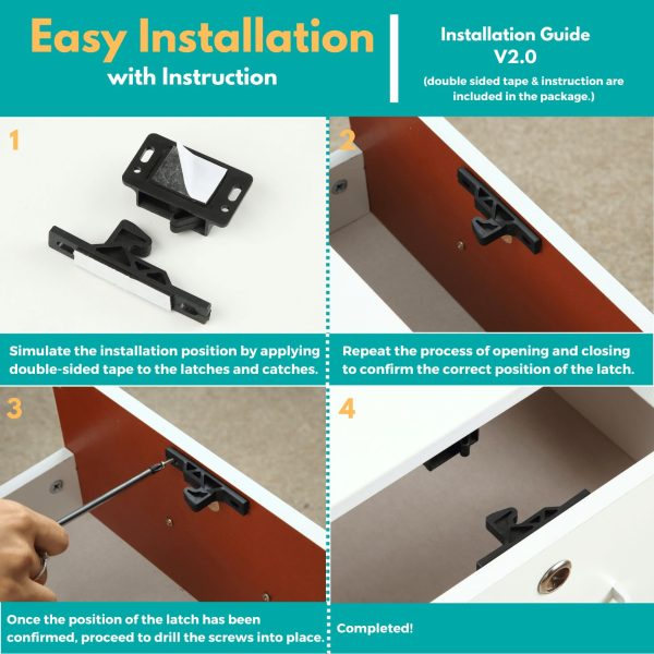 5Pcs/10Pcs/15Pcs RV Drawer Latches and Catches - Image 3