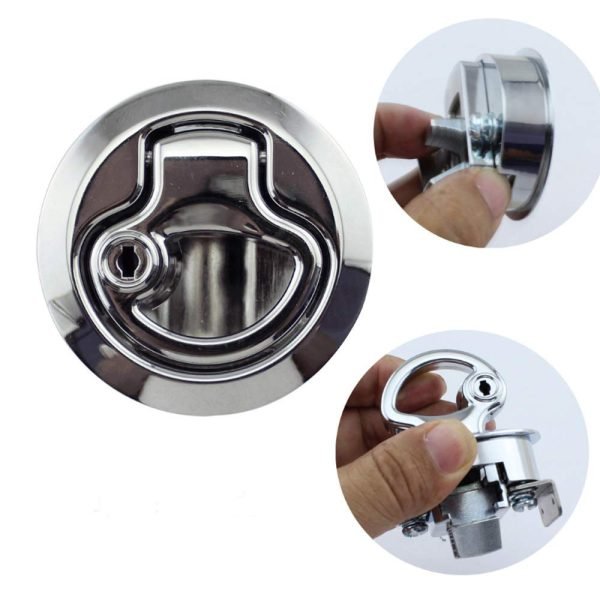 2Pcs/4Pcs Boat Door Latches Handle Keyed Lock - Image 4
