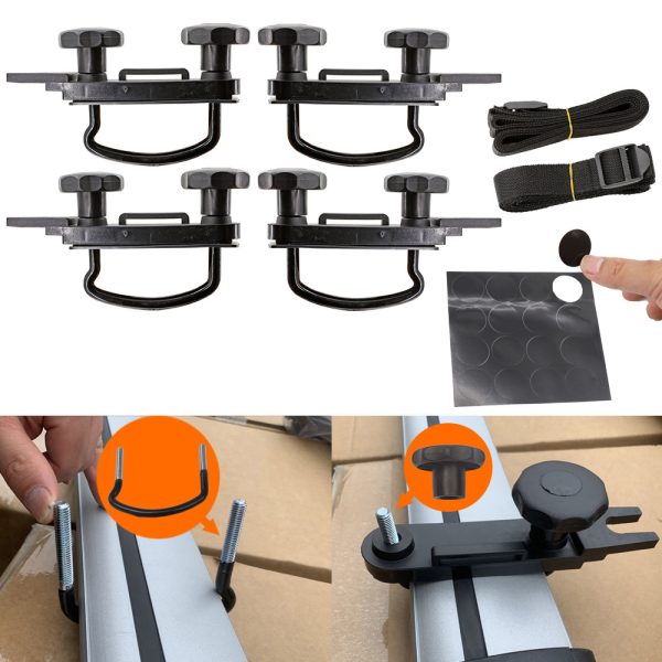 Stainless steel RV roof U-bracket mounting accessories, 1 set - Image 3