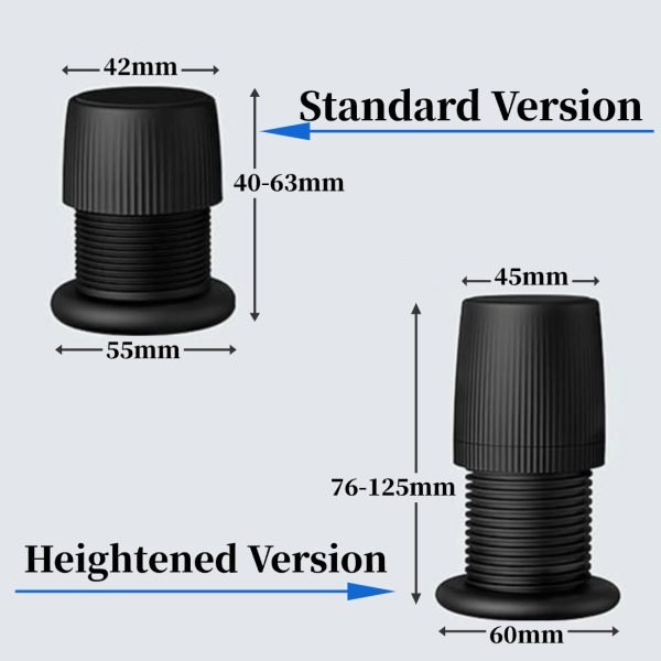4 Pcs Headboard Stoppers, Furniture Risers - Image 2