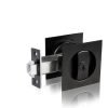 Pocket Door Lock Flush Handles Latch Privacy Bedroom/Bathroom Latch