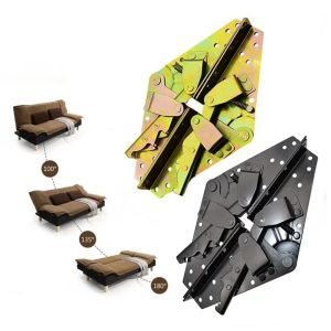 1 Pair Sofa Bed Hinges Adjustable Spring Mechanism