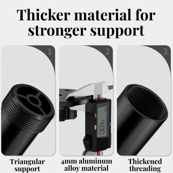 4 Pcs Adjustable Furniture Legs, Heavy-Duty Cabinet Support Feet - Image 7