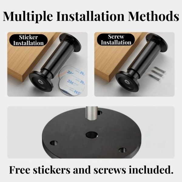 4 Pcs Adjustable Furniture Legs, Heavy-Duty Cabinet Support Feet - Image 8